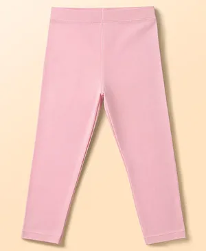 Babyhug
                              Lycra Knit Full Length Solid Leggings -
                              Pink