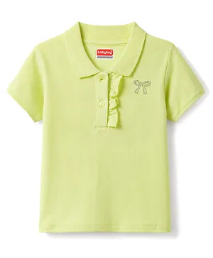 Babyhug
                              Cotton Knit Polo T-Shirt with Half Sleeves
                              and Graphic Multi Color 6-9 Months