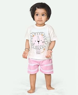 Ariel Pure Cotton Knit Half...