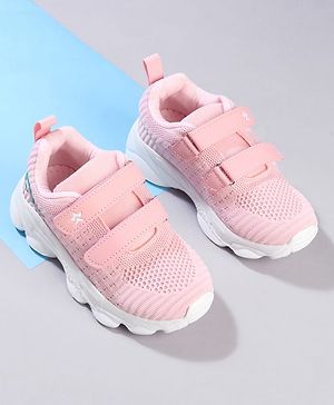 Cute Walk by Babyhug Velcro Closure Solid Color Sneaker - Pink