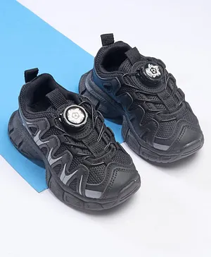 Cute Walk by Babyhug Slip On Solid Sneaker
                      Shoes - Black