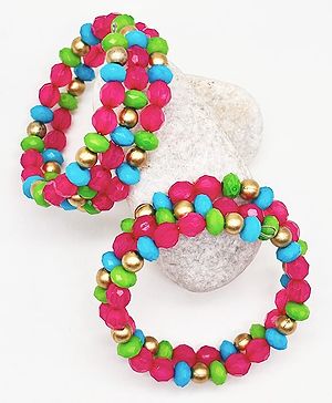 Lime By Manika Spiral Beads...