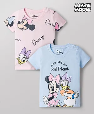 Babyhug Disney Cotton Knit T-Shirts
                              Half Sleeve with Minnie and Friends
                              Graphic Multi Color 3-6 Months Pack of 2