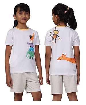 PILOLO Cotton Knit Half Sleeves...