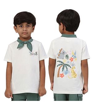 PILOLO Cotton Knit Half Sleeves...