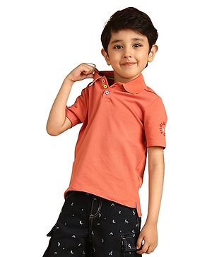 PILOLO Cotton Knit Half Sleeves...