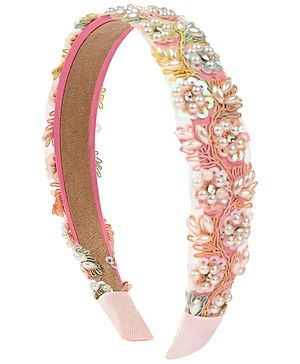 Aye Candy Floral Designed Pearl...
