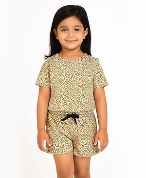 CHILINS 100% Cotton Knit Half...