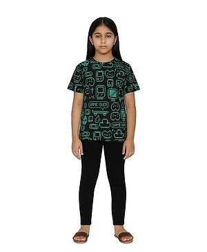 CHILINS 100% Cotton Knit Half...
