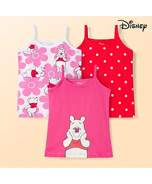 Babyhug Disney Interlock Knit Sleeveless
                      Slips with Winnie The Pooh Graphics Pack of 3 -
                      Multicolor