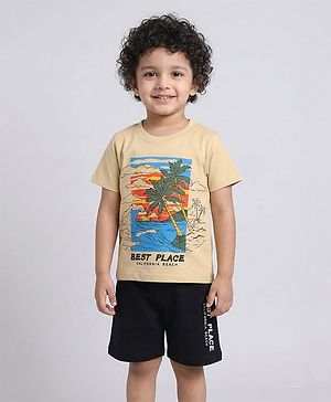 Little Ninja Cotton Knit Half...