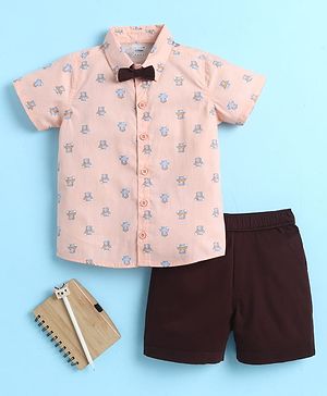 BUMZEE Cotton Woven Half...