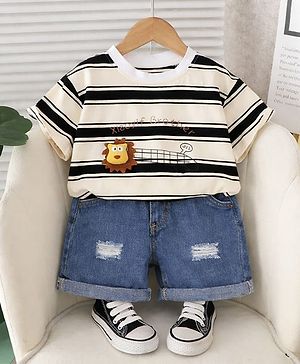 Googo Gaaga Cotton Knit Half...