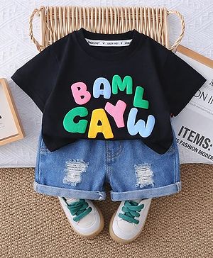 Googo Gaaga Cotton Knit Half...
