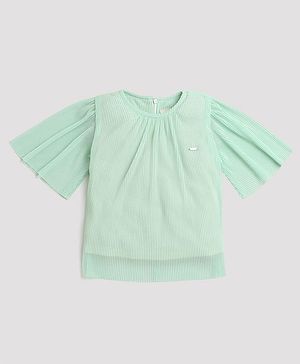 Tiny Girl Woven Half Sleeves...