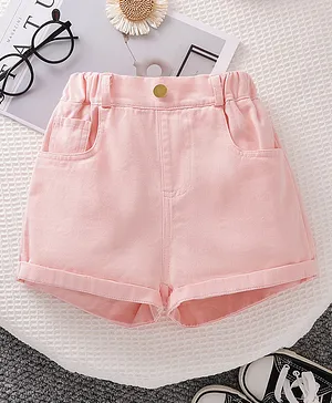 Mark & Mia Cotton Washed Shorts -
                              Pink