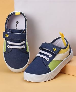 Cute Walk by Babyhug Velcro Closure Solid Casual Shoes - Blue