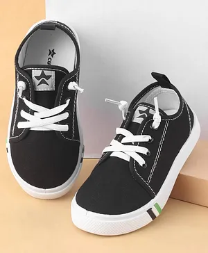 Cute Walk by Babyhug Lace Up Solid Casual
                      Shoes - Black