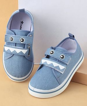 Cute Walk by Babyhug Velcro Closure Printed Casual Shoes - Blue