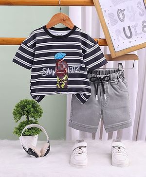 TOONYPORT Cotton Knit Half...