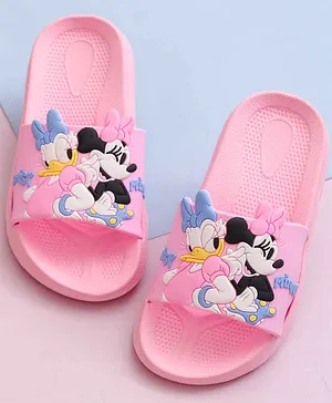 Yellow Bee Disney Mickey & Friends
                      Featuring Minnie Mouse & Daisy Duck Designed
                      Sliders - Pink
