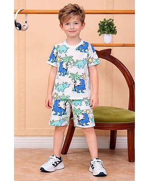 Little Marine Cotton Blend Knit...