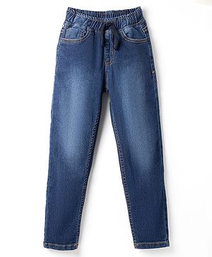 Pine Kids Denim Woven Full Length Jeans - Navy Blue