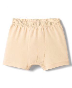 Babyhug 100% Cotton Single Jersey Knit Striped & Animals Printed Trunks Pack of 3 -Olive & Cream