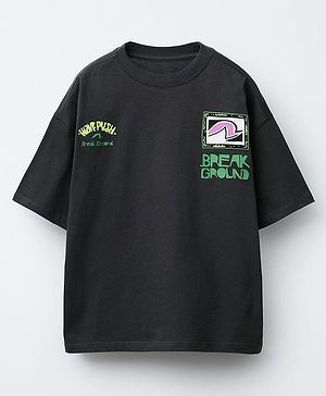 ALAN JONES Cotton Knit Half...