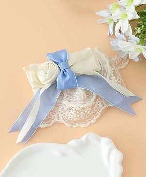 Pine Kids Bow & Butterfly Hair Clips Free Size - Blue