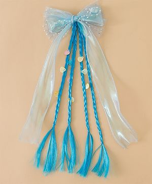 Pine Kids Free Size Hair Extensions - Blue