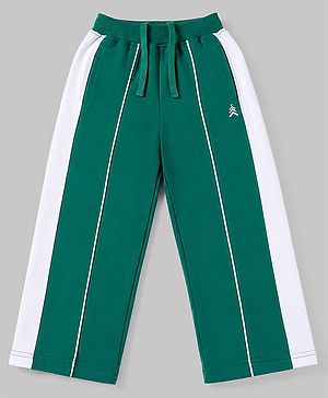 Pine Kids Knit Full Length Track Pant With Side Tape Detailing - Mint