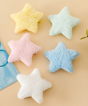 Pine Kids Hair Pins and Clips With Star Design - Blue & Pink