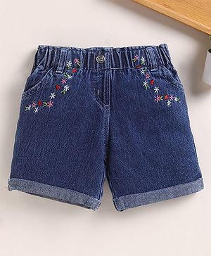 TOONYPORT Denim Woven Floral...