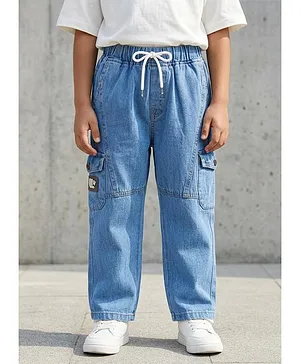 TOONYPORT Denim Woven Washed Jeans -
                              Blue