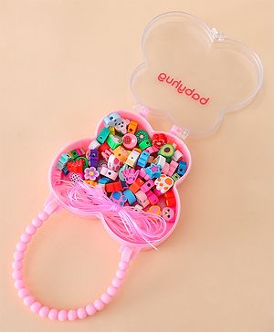 Babyhug Free Size DIY Bead Jewellery Making Set - Multicolor