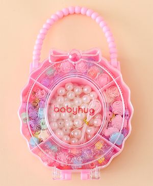 Babyhug Free Size DIY Bead Jewellery Making Set - Multicolor