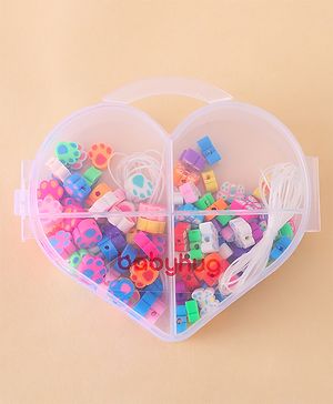 Babyhug Free Size DIY Bead Jewellery Making Set - Multicolor