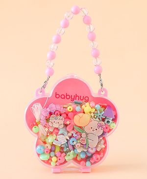 Babyhug Free Size DIY Bead Jewellery Making Set - Multicolor
