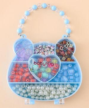 Babyhug Free Size DIY Bead Jewellery Making Set - Multicolor