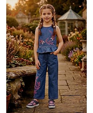 Lei-Chie Denim Woven Sleeveless...