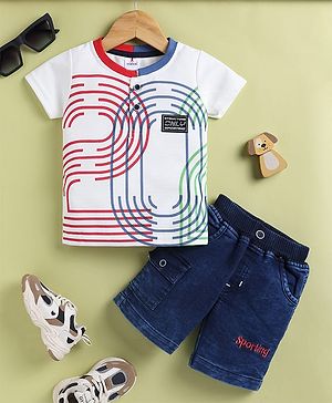 UNO KIDS Texture Knit Half...