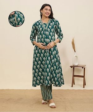 MomToBe Cotton Woven Three...