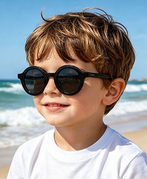 Babyhug Free Size Solid Color Sunglasses - Black