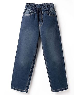 Pine Kids Denim Woven Full Length Jeans - Blue