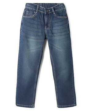 Pine Kids Denim Woven Tinted Full Length Jeans - Blue