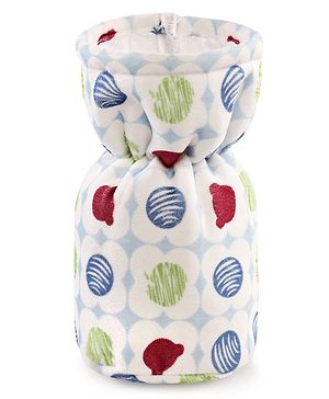 Babyhug Feeding Bottle Cover Fruity Bear Print Medium Multicolour - Fits Upto 180 ml Bottle