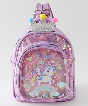 Babyhug Fashion Backpacks Free Size - Purple