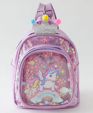 Babyhug Fashion Backpacks Free Size - Purple