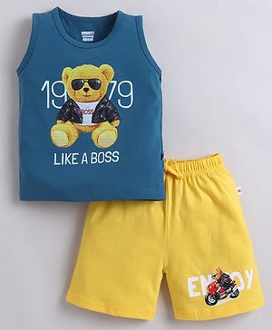 BUMZEE Cotton Knit Sleeveless...